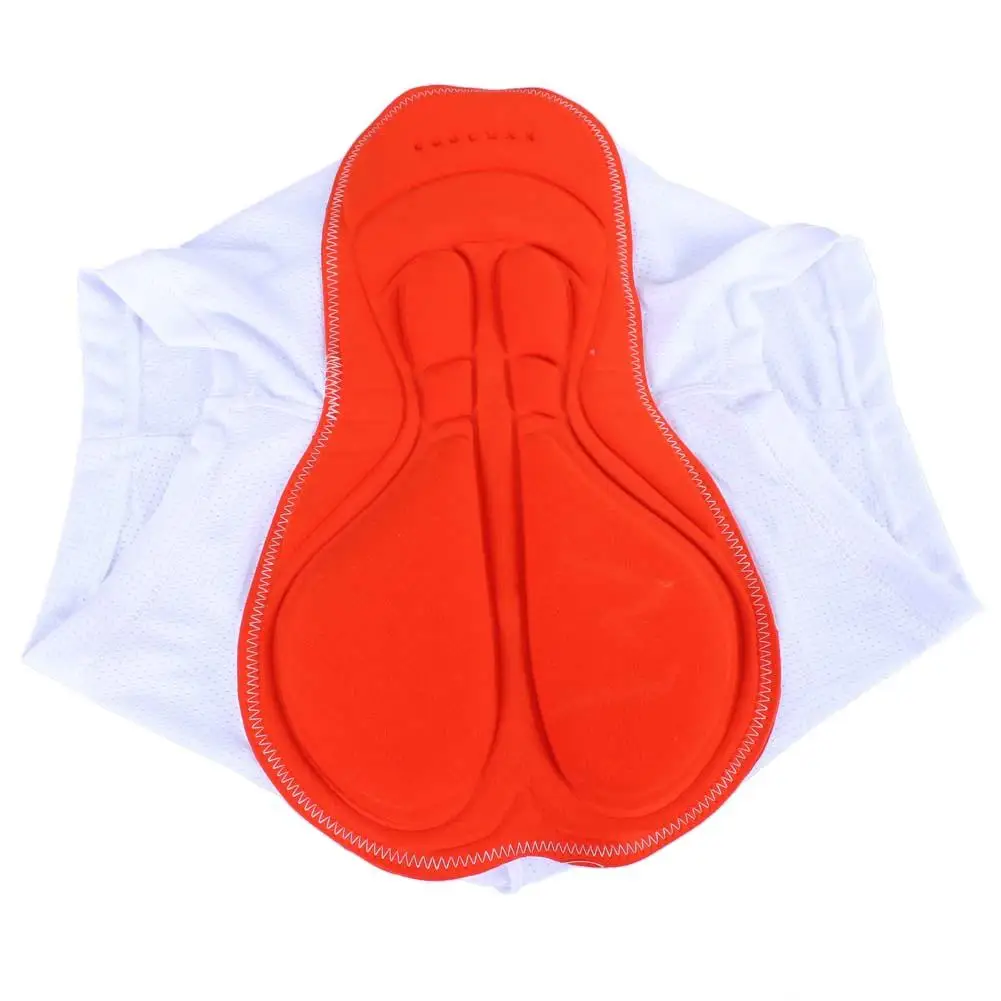 Белый стиль Велосипедное Нижнее белье гель 3D мягкий велосипед/велосипедные