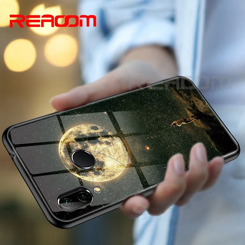 Чехол для Huawei P20 Pro HD Planet Stars Funda стеклянный чехол Mate 10 Lite P Smart Honor 9 Capa |