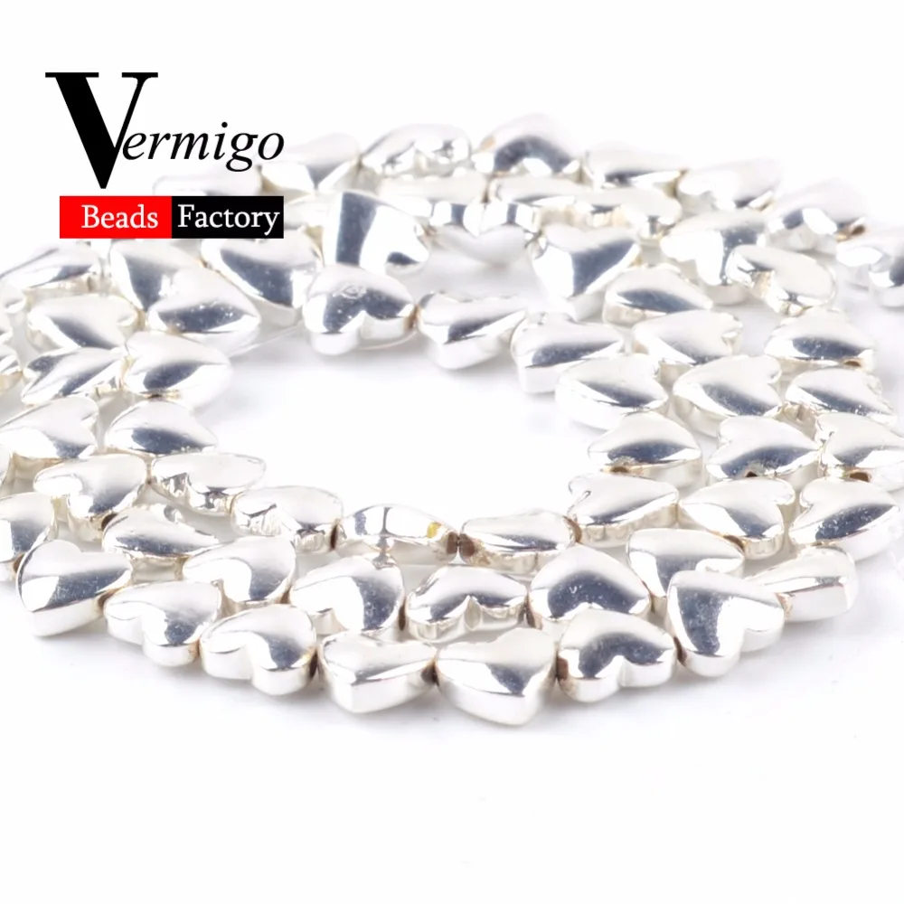 Натуральные минералы розовое Золотое любовное сердце гематитовый камень