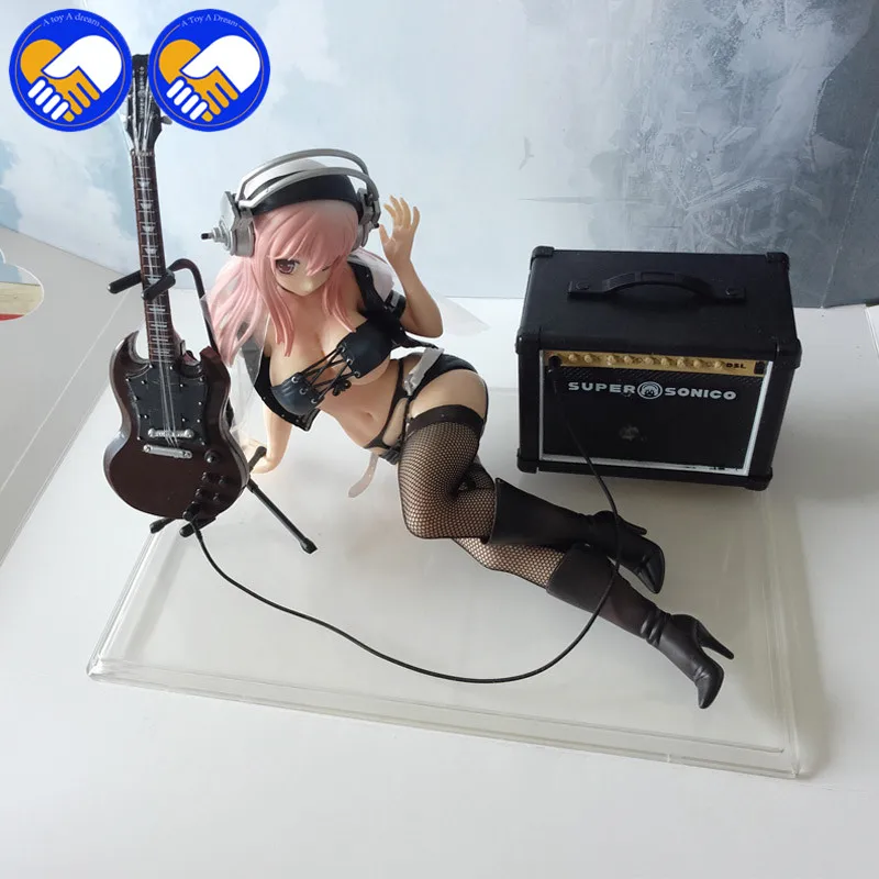 Купальник fuyu SONICO супер Соник 14 см ПВХ аниме фигурка модель с гитара бикини для