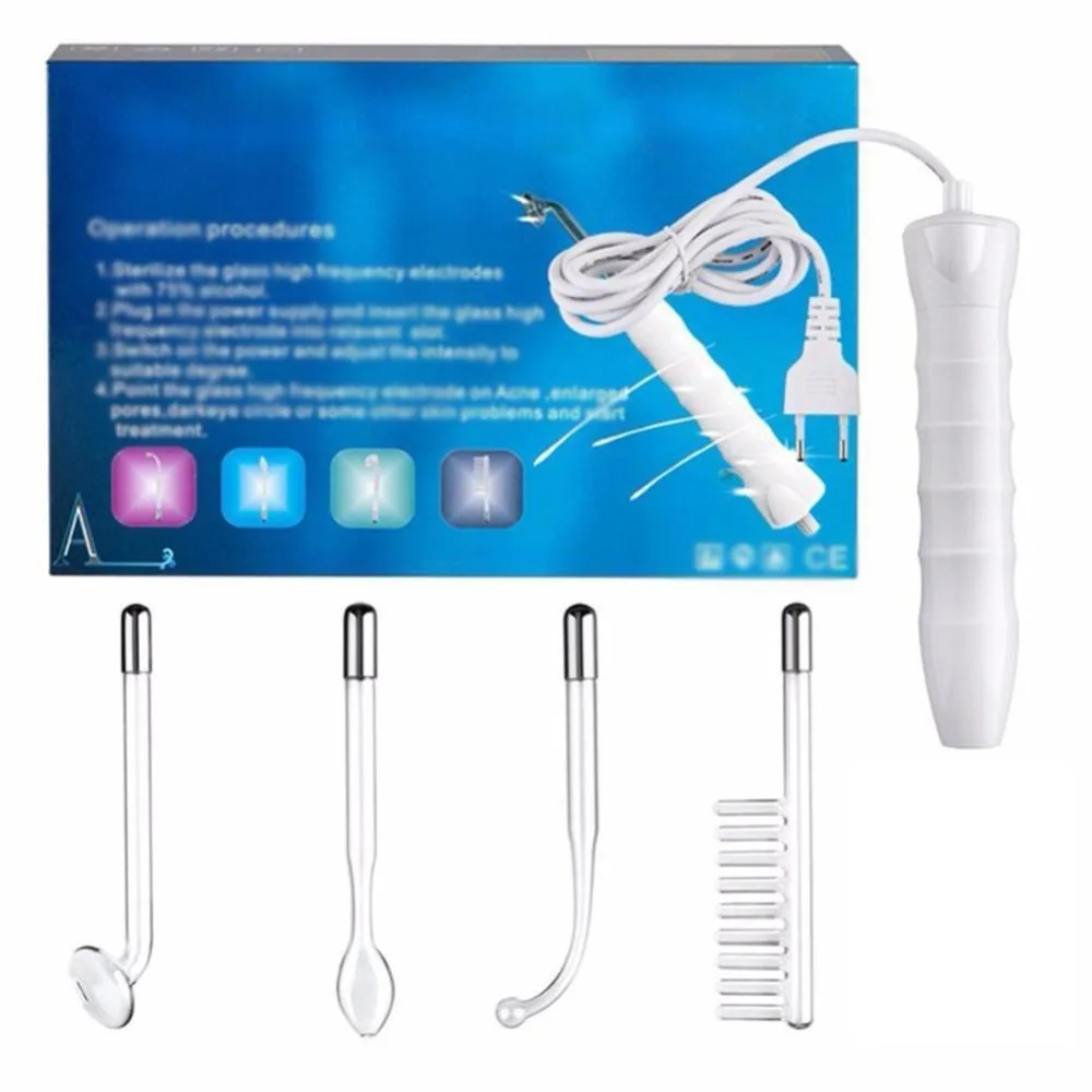 1 Set Portable High Frequency Skin Tightening Acne Spot Scar Remover Device Beauty Machine Facial Care Tool | Красота и здоровье