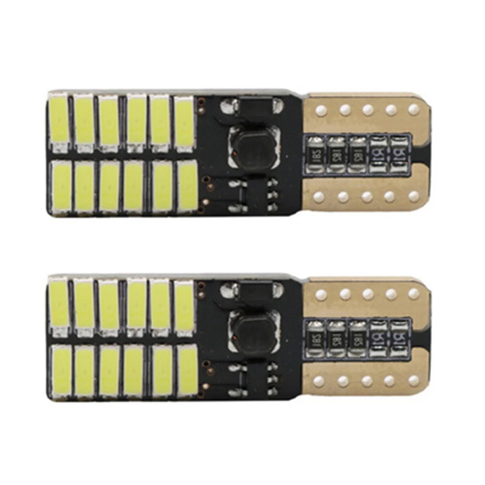 YSY 50 шт. нет полярность Canbus T10 лампы с 4014 SMD 24 светодио дный подкладке Light 194 168 W5W лампа белый Нет ошибки OBC