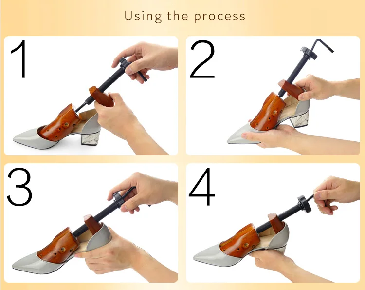 Высококачественная деревянная 2 сторонняя обувь 1 шт. регулируемая форма для