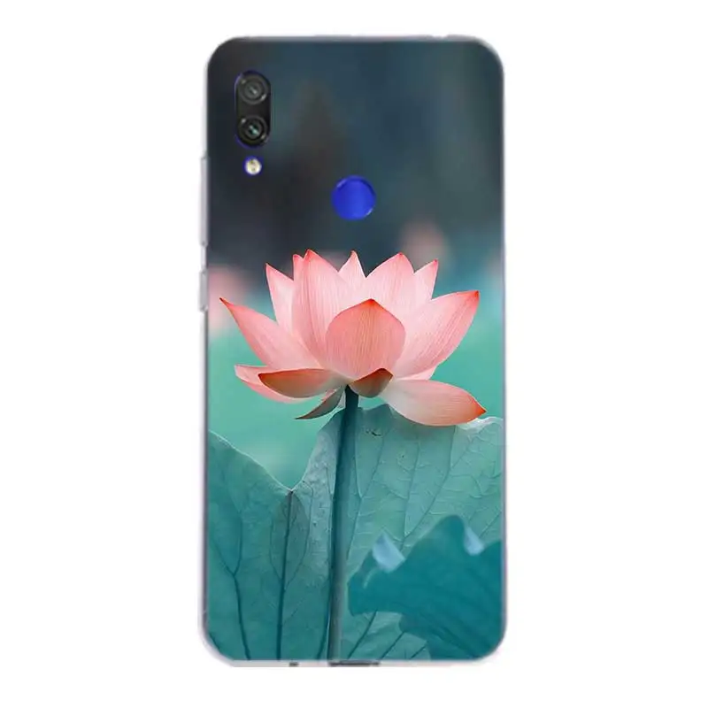 Чехол Lotus Flower для Xiaomi redmi Note 7 Pro 6 5 4 чехол Xiomi Redmi 4A 4X Plus 5A 6A силиконовый |