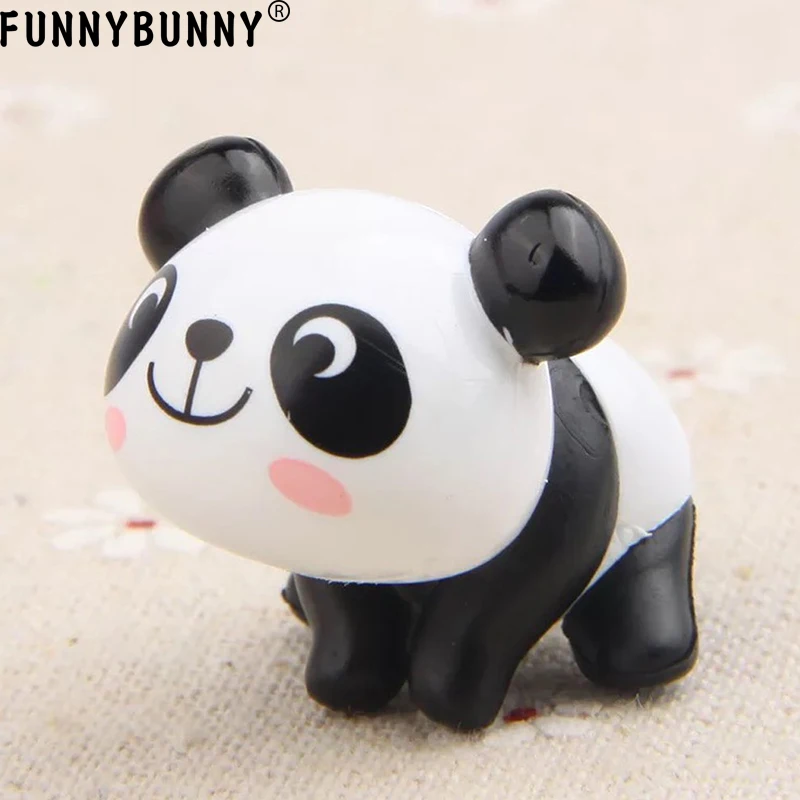 FUNNYBUNNY 8 шт. (1 комплект) милые игрушки панда фигурки набор для игр украшение торта