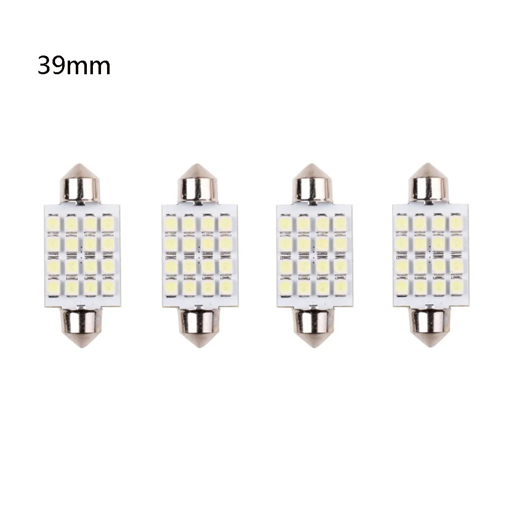 500 Pcs/Lot C5W 12V DC 3528 1210 16 SMD 31mm / 36mm 39mm 41mm Festoon Dome LED Light Bulbs Mix Size Led Roof Lights | Автомобили и