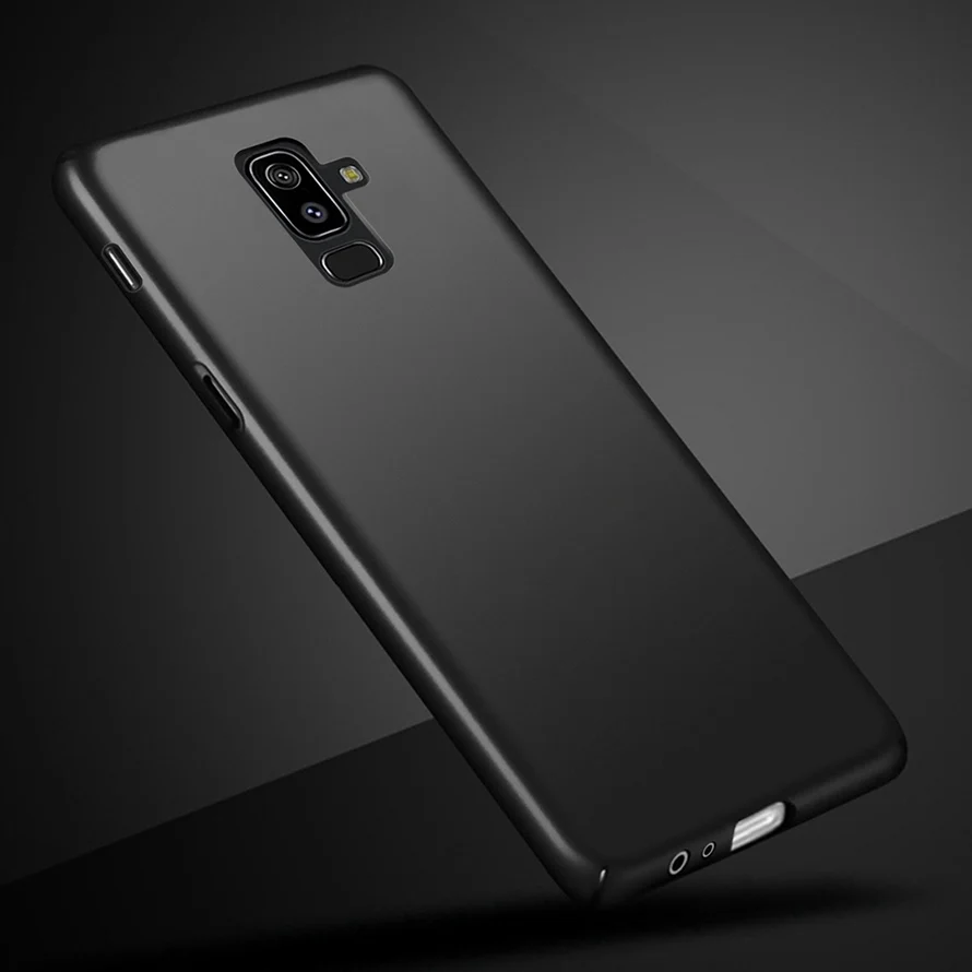 Роскошный модный чехол для Samsung Galaxy J8 2018 360 жесткий поликарбонатный фиолетовый