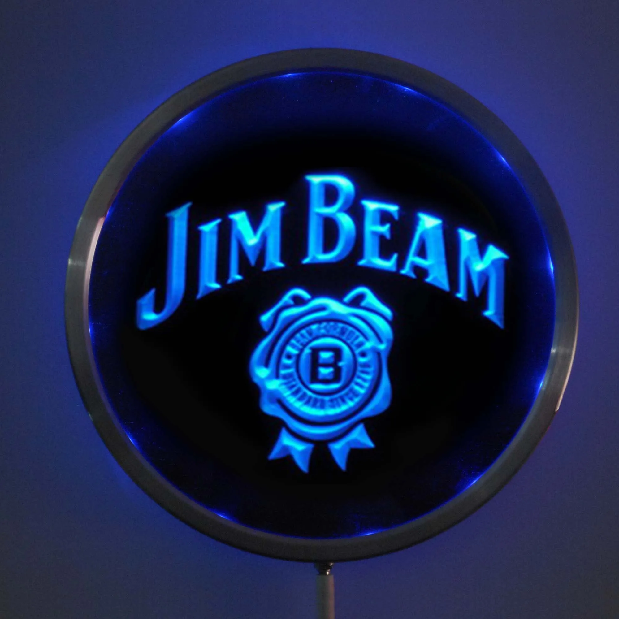 Rs a0049 Jim Beam Beer LED неоновые КРУГЛЫЕ ЗНАКИ 25 см/10 дюймов RGB вывеска для бара