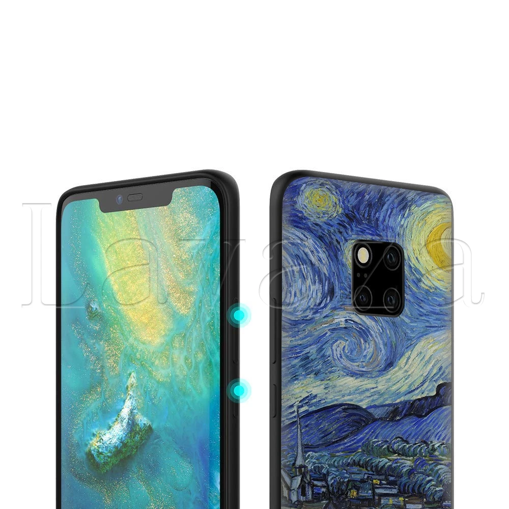 Тонкий чехол Lavaza с изображением Ван Гога звездной ночи для Honor Mate 10 20S 6A 7A 7C 7X 8A 8C 8X 9