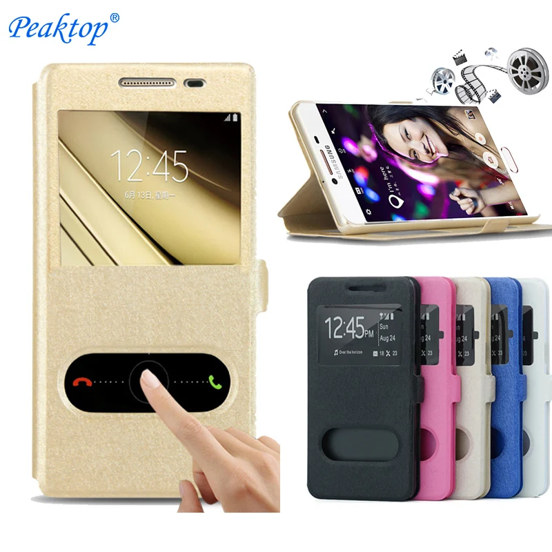 Роскошный кожаный флип-чехол для Samsung Galaxy J1 Mini Ace A8 A9 2016 Grand Prime G360 E5 E7 C5 C7 C9 Pro C10 On7 |