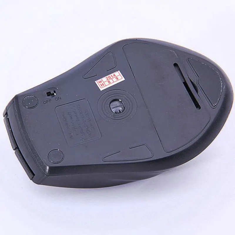 Мышь с приемником USB для компьютера ПК ноутбук Черный 2 4 ГГц Беспроводная
