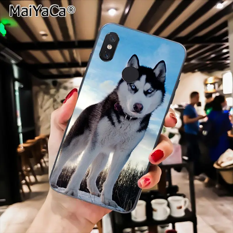 MaiYaCa породы Хаски; милый щенок собака чехол для телефона для Xiaomi Redmi8 4X 6A S2 7A 6A Redmi 5 5Plus Note5 7 Note8Pro - Цвет: A4