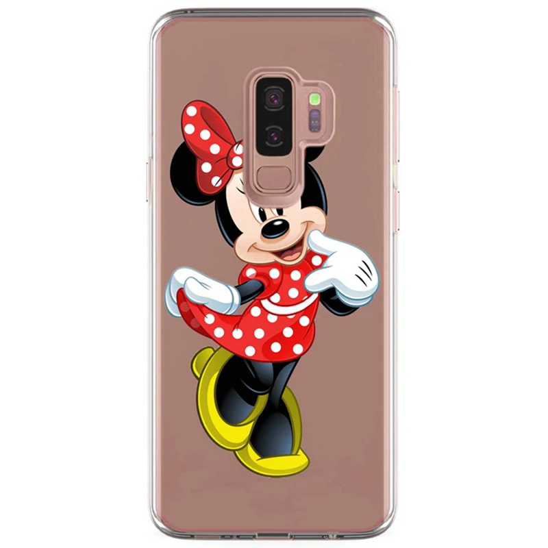 Для Samsung Galaxy S9 S9Plus S8 Plus S7 edge Note 8 A3 A5 2017 TPU цветной мягкий чехол с изображением Микки