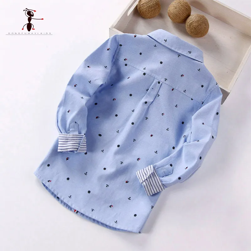 Рубашка с длинным рукавом и отложным воротником для детей|cotton blouses kids|kids blouseblouse kids