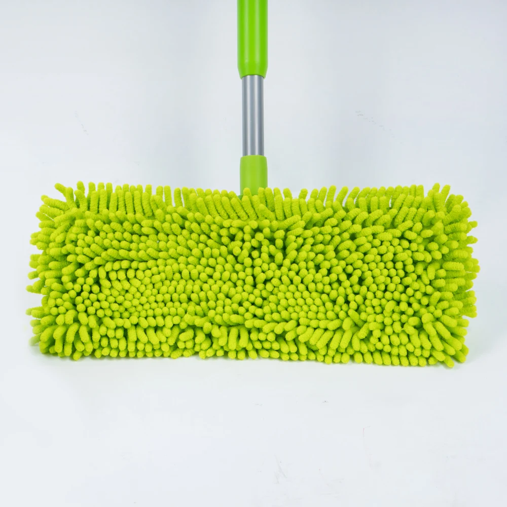Швабра с 2мя тряпками из микрофибры и раздвижной ручкой | Дом сад