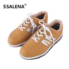 Мужские Нескользящие ботинки для боулинга, дышащие сетчатые спортивные кроссовки, светильник ская спортивная обувь на шнуровке, легкие брендовые тренировочные кроссовки AA11043