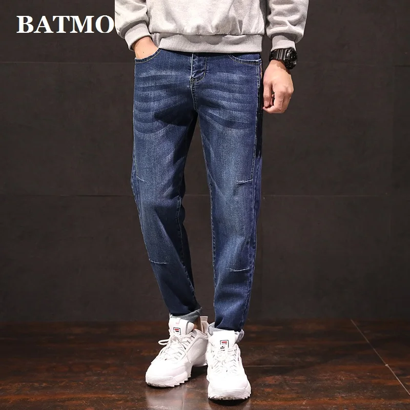 BATMO Новое поступление высококачественные мужские джинсовые шаровары, мужские повседневные шаровары, Размер 27-36 H803