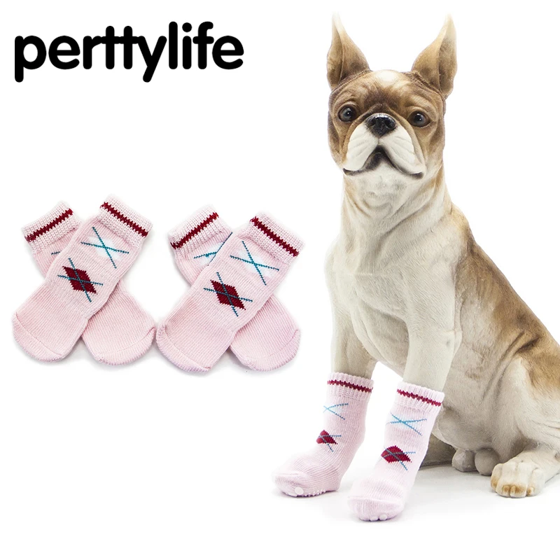 PERTTYLIFE алмазные носки для питомцев товары собак дышащие нескользящие плюс