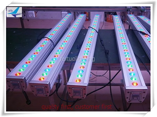 8 шт./лот 36x3 Вт RGB изменяемый цвет Светодиодная лампа шайба CE RHOS IP65 наружная