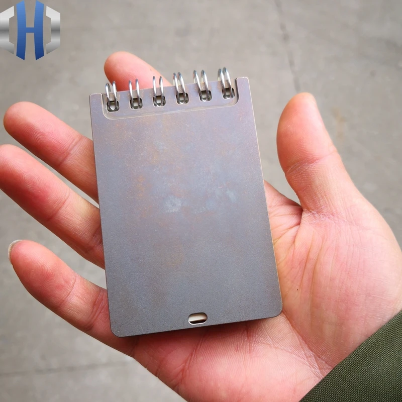 Блокнот EDC из титана блокнот бизнес мини Канцтовары записываемые на Конференции