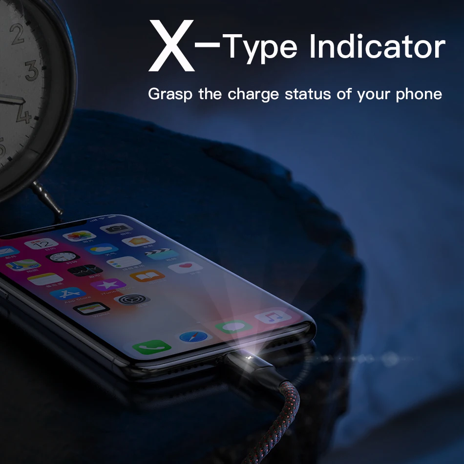 USB кабель зарядный Baseus X Lighting для iPhone 8 7 6 6s Plus 5|Кабели мобильных телефонов| |
