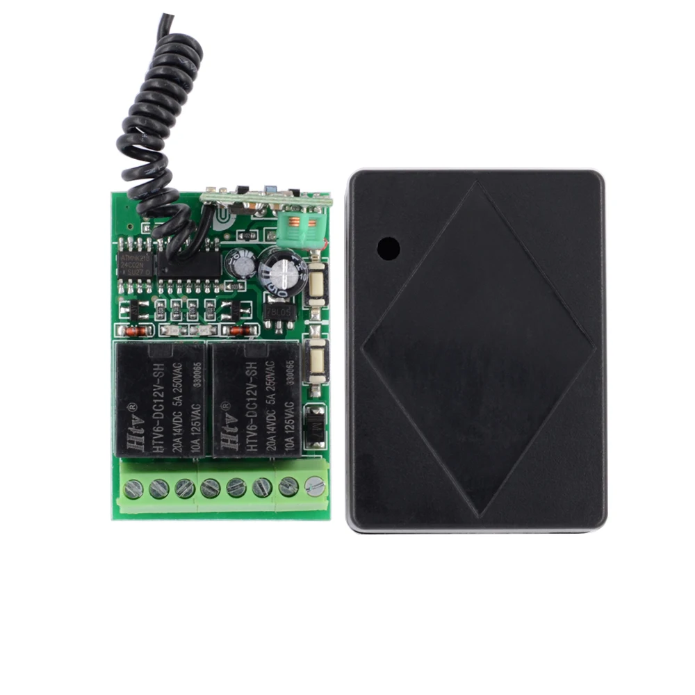 DC 12V 2CH RF беспроводной пульт дистанционного управления Переключатель системы для