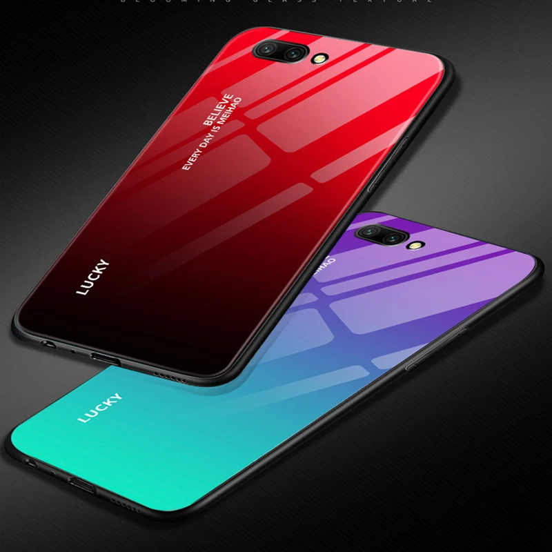 Для Huawei Honor 10 Lite чехол Чехол из закаленного стекла для телефона защитный Honor10 coque