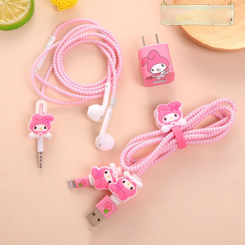 Новинка намотка для кабеля Diy Набор тпу спиральный USB кабель зарядки протектор