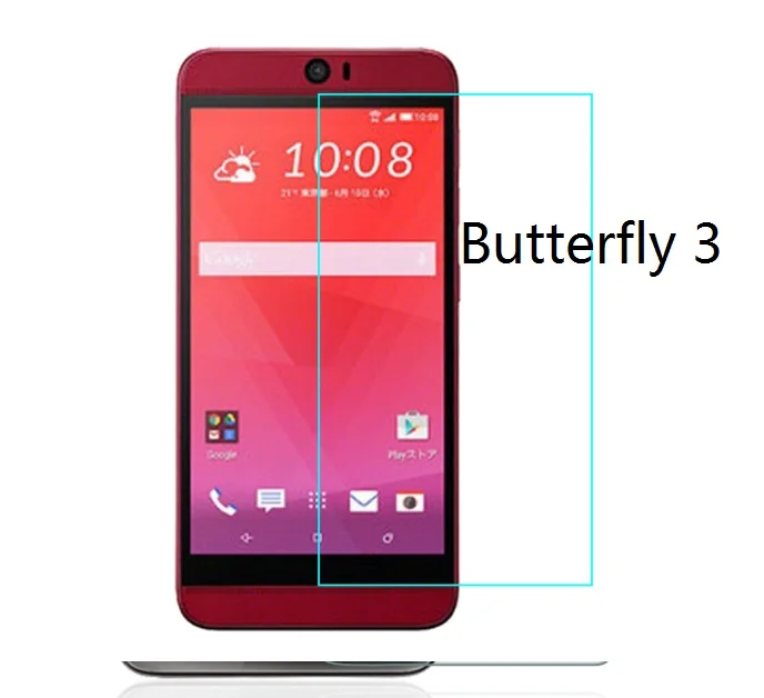 Взрывозащищенная защитная пленка для экрана из закаленного стекла 9 H htc Butterfly S 1 2 3