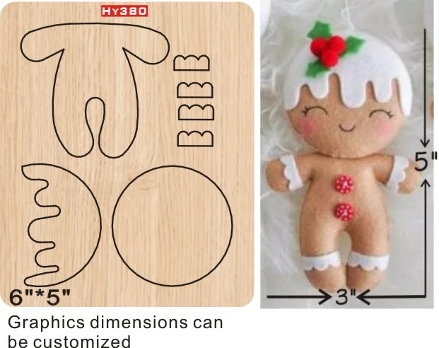 

doll cutting dies 2019 new die cut &wooden dies Suitable for common die cutting machines on the market
