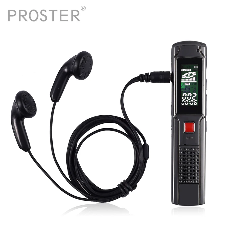 PROZOR 8GB Диктофон USB профессиональная поддержка удаление файлов A-B повторение 8