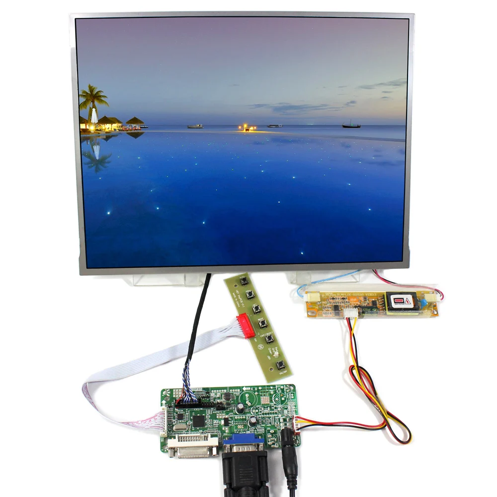 

DVI VGA lcd controller board RT2281 with 13.3inch L5F30515P00 AG133ZJ 1024x768 LCD panel