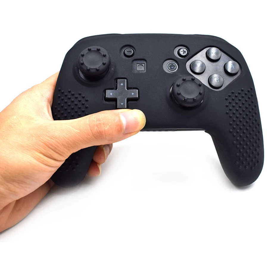 Аксессуары для Nintendo Switch Pro нескользящий Силиконовый Резиновый чехол с шипами