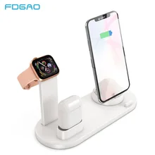3 in 1 Charging Dock For iPhone 11 XR XS Max 8 7 Plus Apple Watch Airpods pro USB Charger Holder Stand Type-C Charging Station