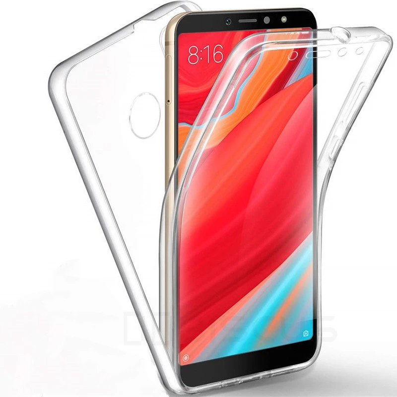 Clear Двойной прозрачный Защитная крышка для Xiaomi mi 9 SE Honor 8 Lite A1 A2 A3 5X Red mi 8 Go 6A 5 Plus 4X Note 8 T-4-6-7 Pro 5A 7A 8A чехол - Цвет: Clear