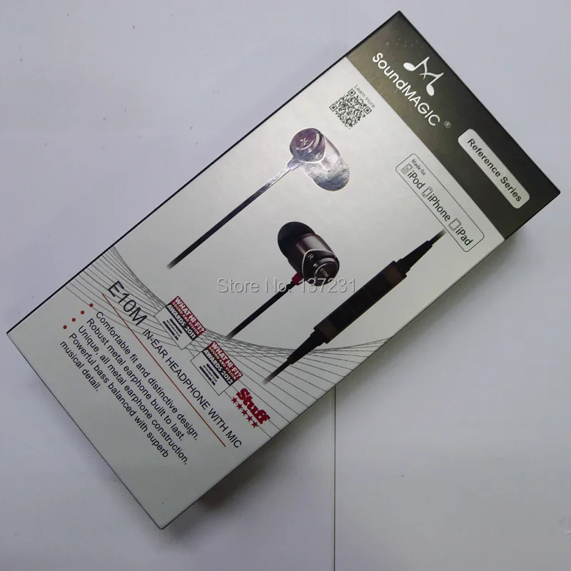 Шумоизоляционные наушники SoundMAGIC E10M с микрофоном дистанционное управление