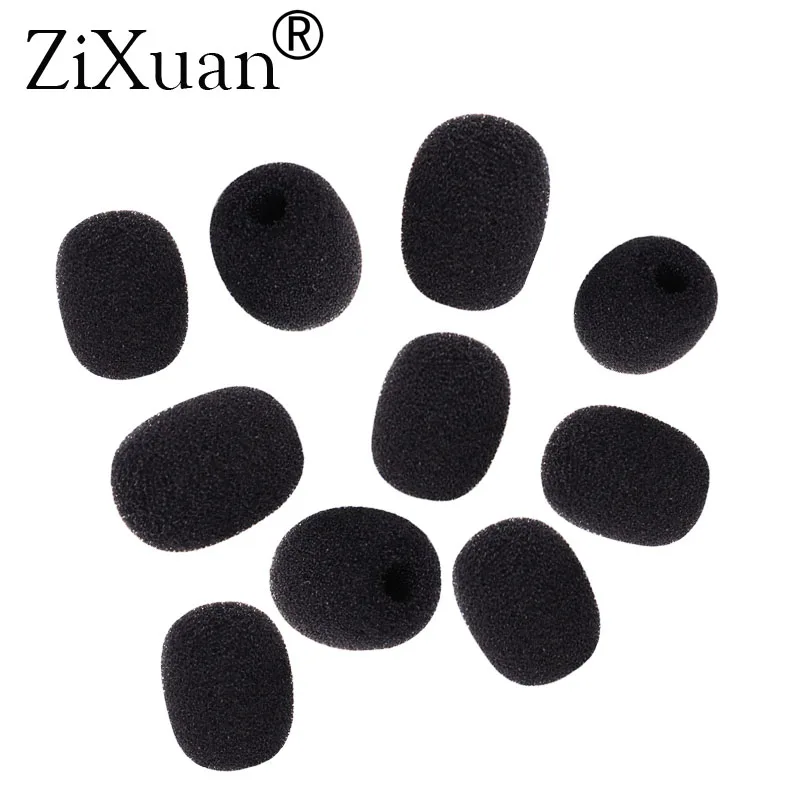 

10 pcs /lot Headset Microphone Windscreen Mic sponge Foam cover 6mm inner diameter & 17mm inner length