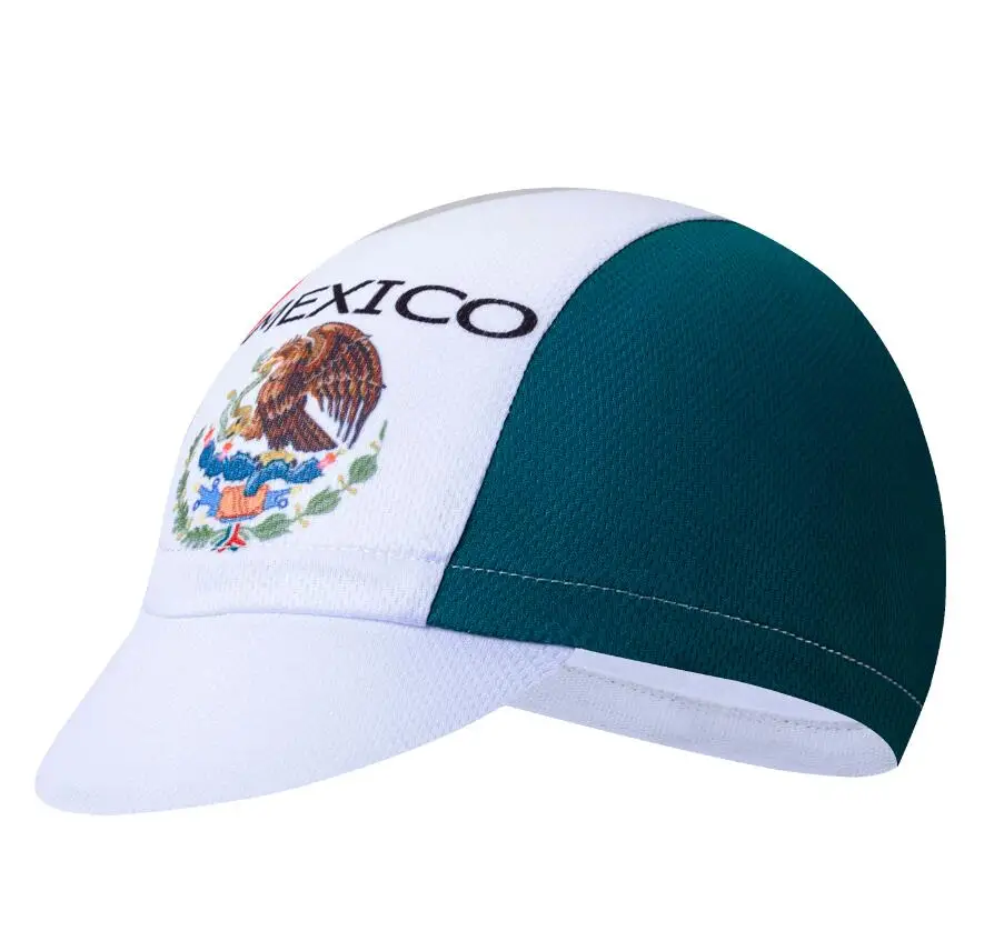 Mexico Велосипедная Кепка, велосипедная шапка для мужчин и женщин, Солнцезащитная УФ велосипедная одежда, бандана, шлем пирата, Польша, Бразилия, Колумбия, Испания, США, Греция, Мексика, Новая Зеландия - Цвет: Mexico
