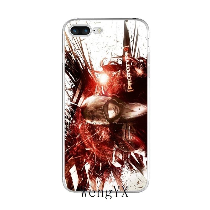 Игры прототип Алекс Мерсер Тонкий Силиконовый ТПУ мягкий чехол для iPhone X, 8, 8 plus, 7, 7 plus, 6 6s плюс 5 5S 5c SE 4 4S - Цвет: pe-Alex-mercer-A-08