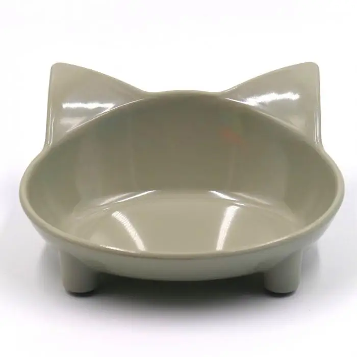 Shallow Cat Food Bowl Wide Dish Non Slip Cats Feeding Bowl for Relief Whisker Fatigue MYDING