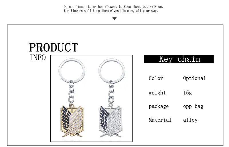 Классический Аниме фильм подвеска брелок атака на Титанов Крылья Свободы значок квадратный ключ крышка брелок для Для мужчин Для женщин дропшиппинг