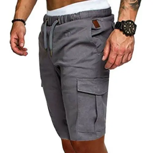 

AU Men's Boy Summer Shorts Gym Sport Running Workout Cargo Pants Jogger Trousers