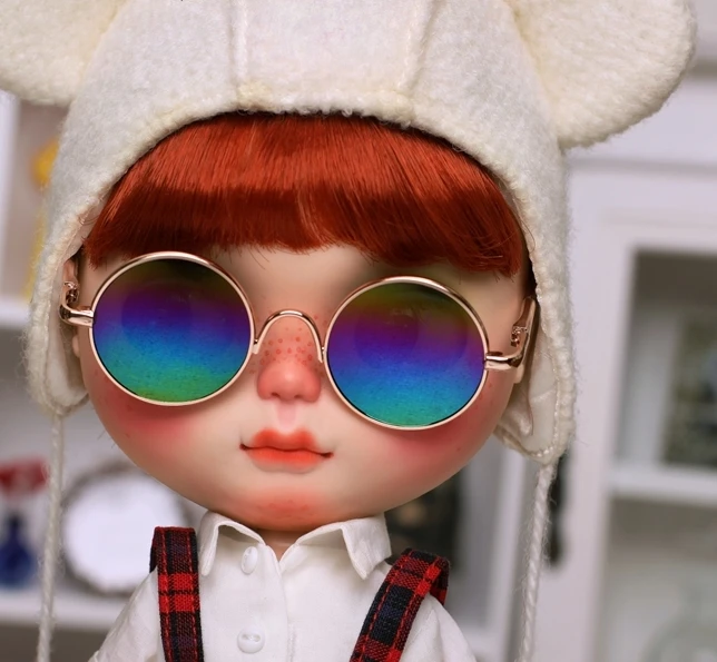 1 шт. 8 см крутые солнцезащитные очки для кукол Blyth BJD реквизит фотографий
