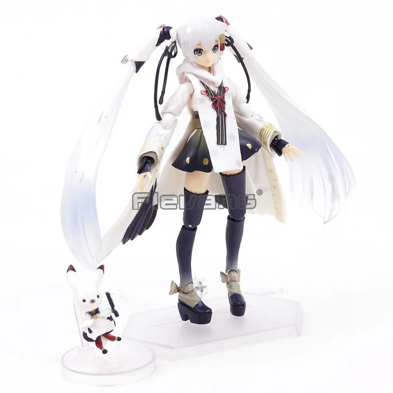 Vocaloid Hatsune Miku Figma EX-045 снег Miku кран жрица вер. ПВХ фигурка Коллекционная модель игрушки куклы