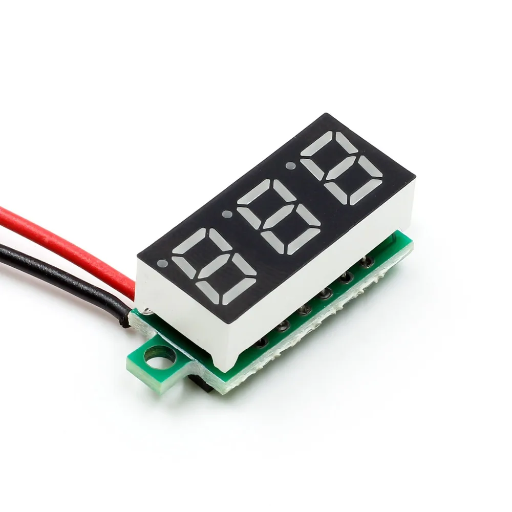 0 28 дюймов 2 5 V 30V Мини цифровой вольтметр Напряжение метр тестер LED Экран