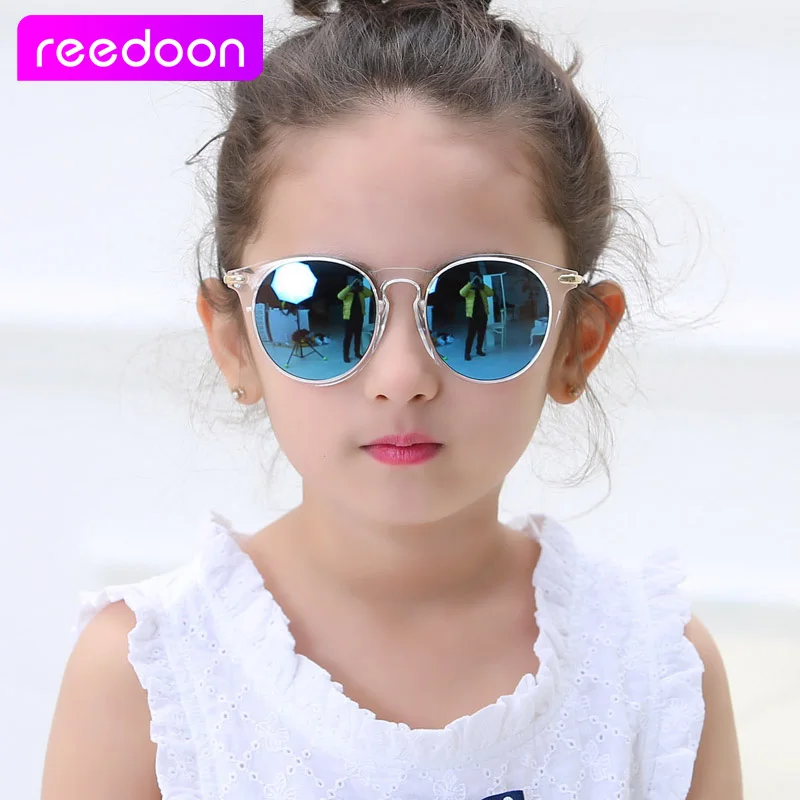 Детские поляризованные солнцезащитные очки Reedoon UV400 зеркальные линзы в
