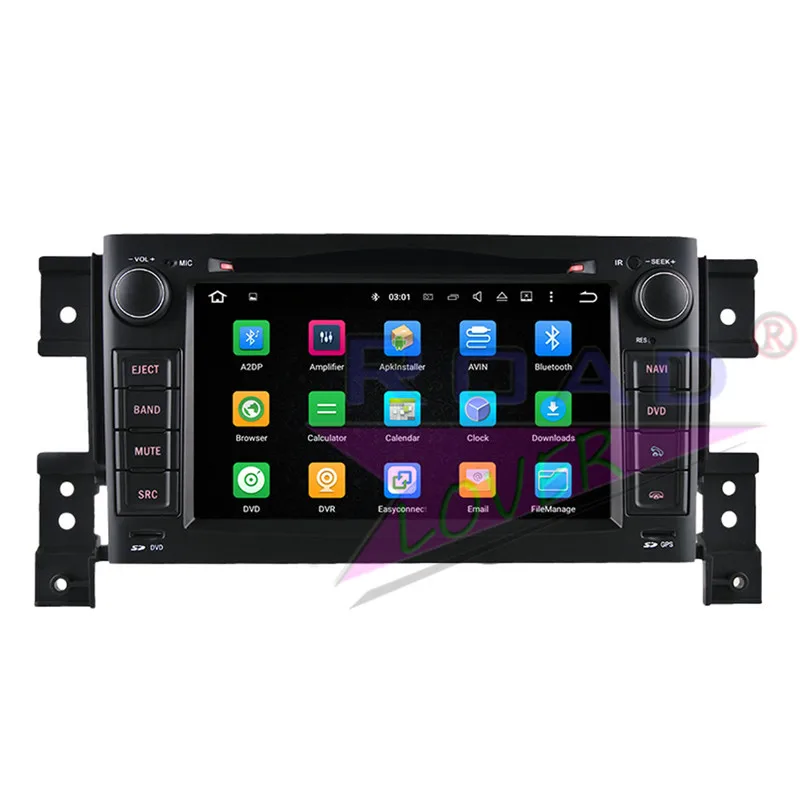 Roadlover Android 9 0 автомобильный ПК dvd-плеер авто радио для Suzuki Grand Vitara 2005-GPS Навигация