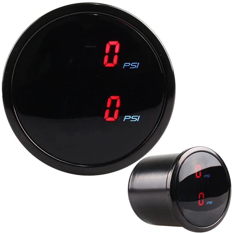 

52mm car air pressure Turbo Boost Gauges 2 inch Digital Display PSI car pressure gauge pneumatic shock absorber pressure gauge