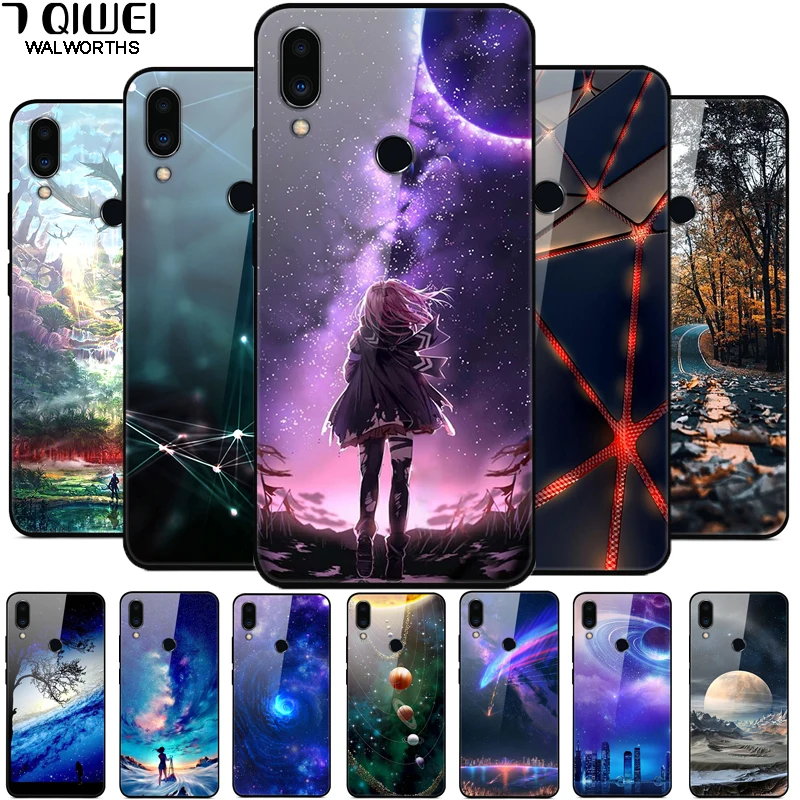 B для Meizu Note 9 Note9 чехол стекло Coque жесткий чехол для телефона для Meizu M9 Note чехол M9Note M 9 Note мягкая рамка чехол Мода 6,2