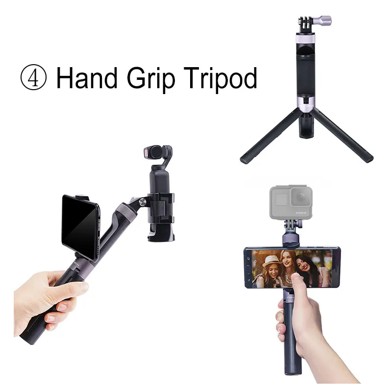 PGYTECH Osmo экшн-Камера Удлинитель селфи палка для DJI Osmo Карманный карданный стабилизатор Аксессуары Рюкзак монтажный кронштейн